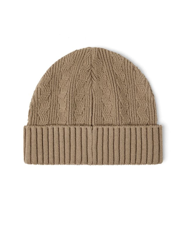 Beanie met allover patroon
