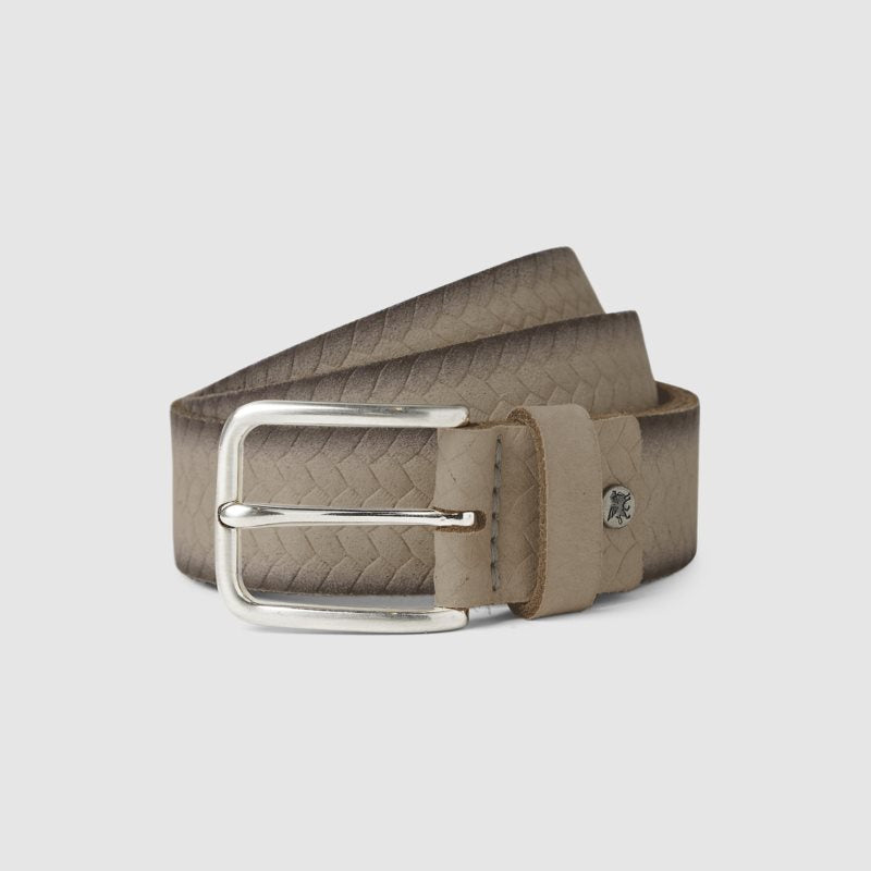 Riem print suede