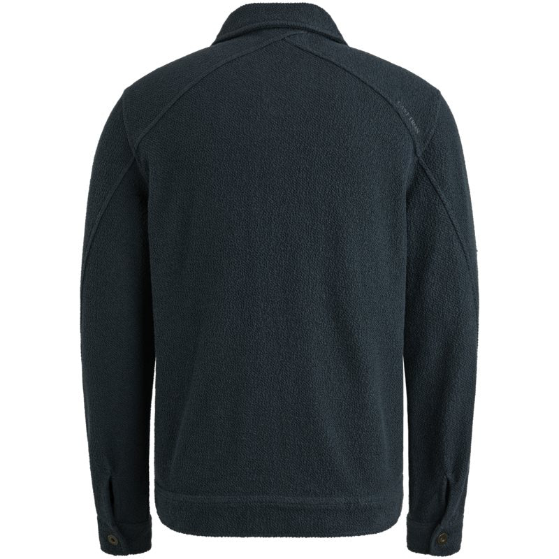 Button jacket frontloop terry