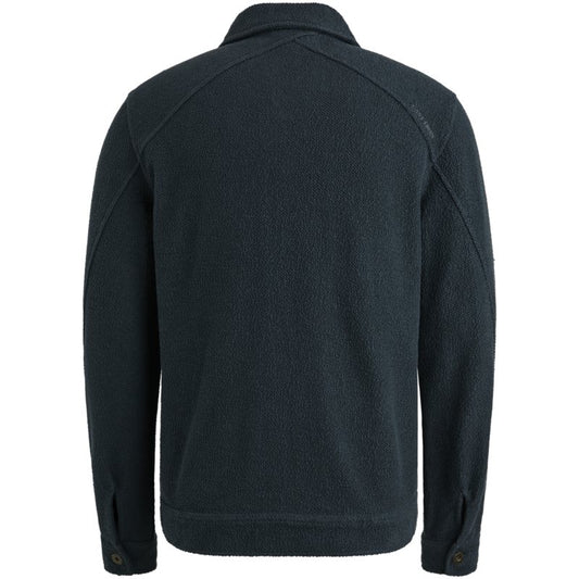 Button jacket frontloop terry