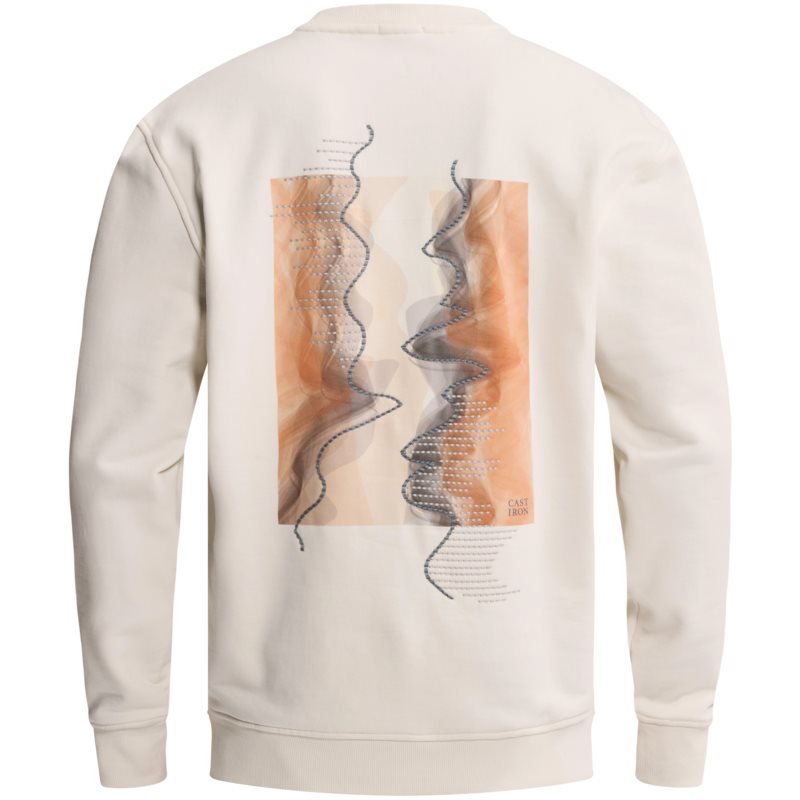 Relaxed fit trui met backprint