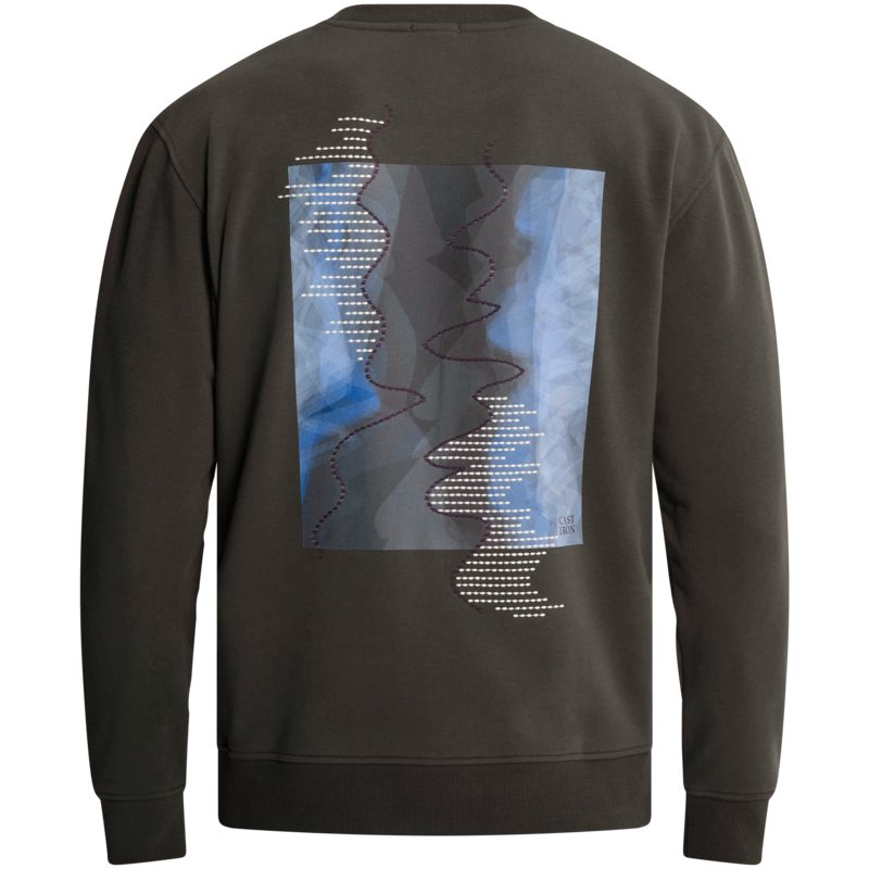 Sweater met backprint