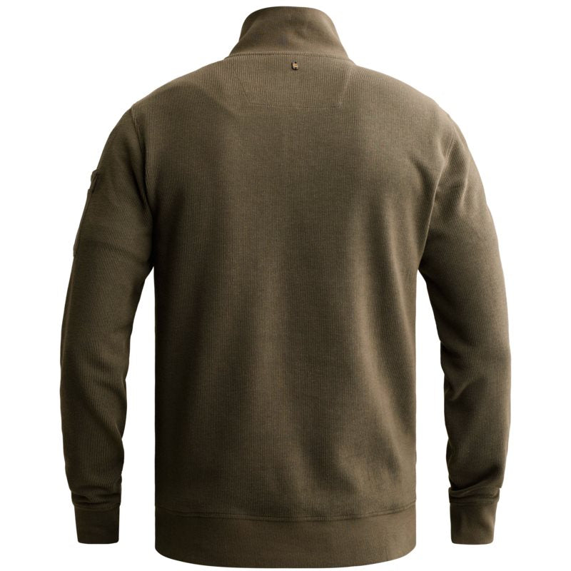 Sweater met halve rits