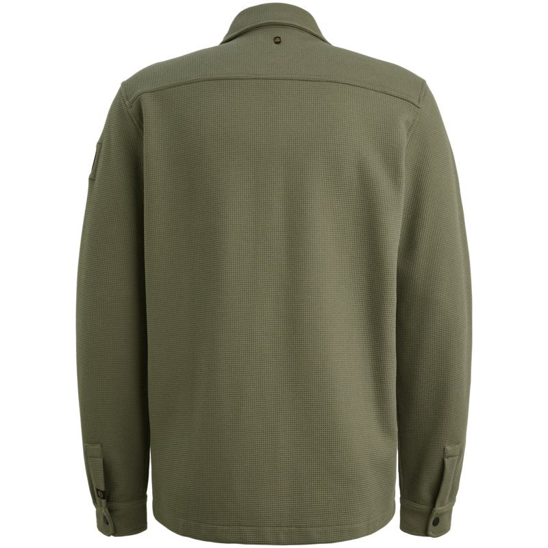 Overshirt met wafelstructuur