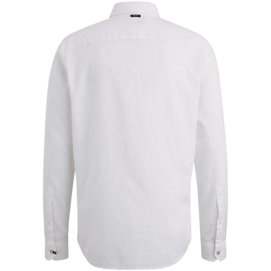 Overhemd van katoen/linnen