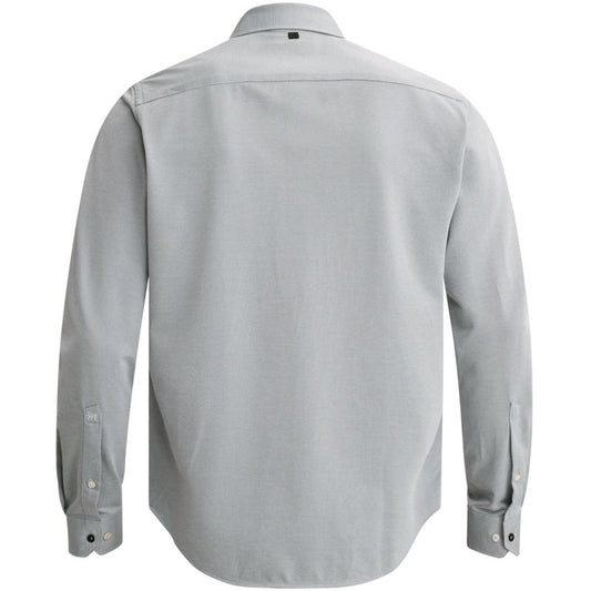 Overhemd van oxford jersey