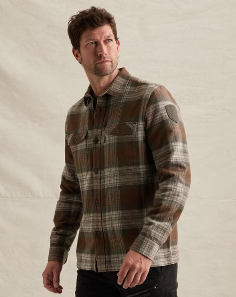 Overshirt met ruitpatroon