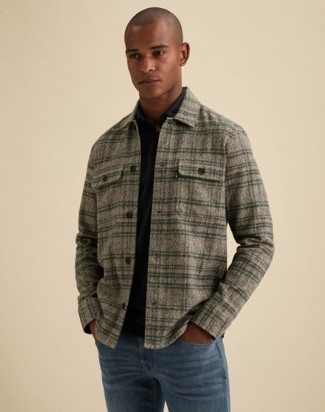 Overshirt met ruitpatroon