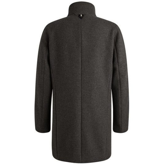 Semi long jacket Dense Wool Ch