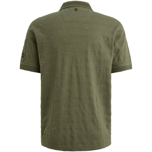 Short sleeve polo injected pop