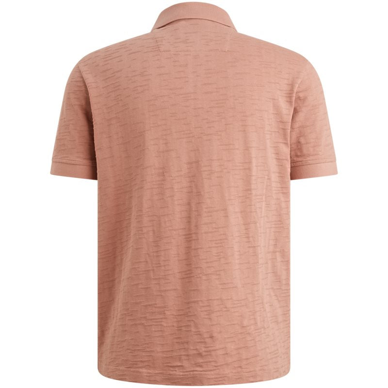 Polo jacquard jersey