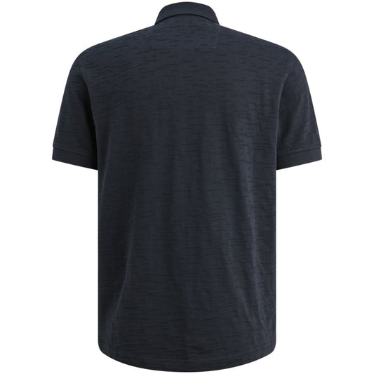Polo jacquard jersey