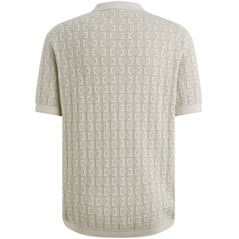 Regular fit polo met rits