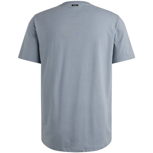 Short sleeve r-neck cotton ela