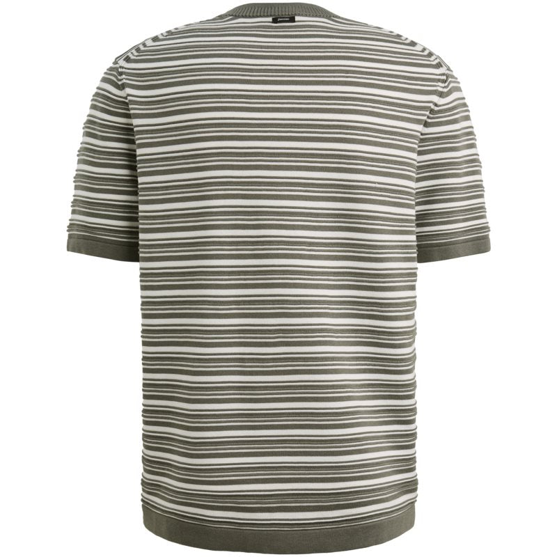 T-shirt van katoen modal