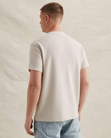 T-shirt met structuur