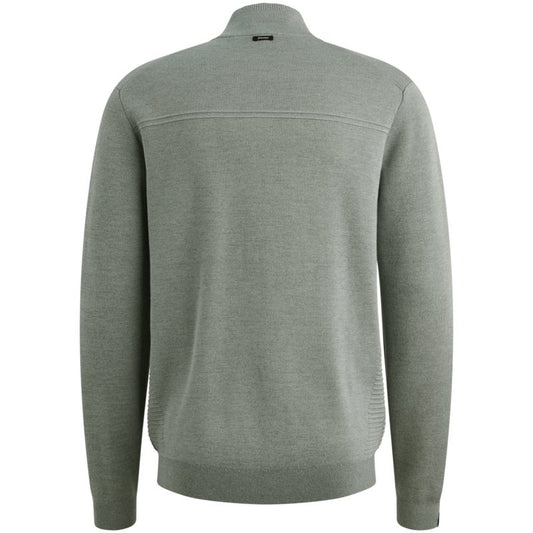 Gebreid vest met rits