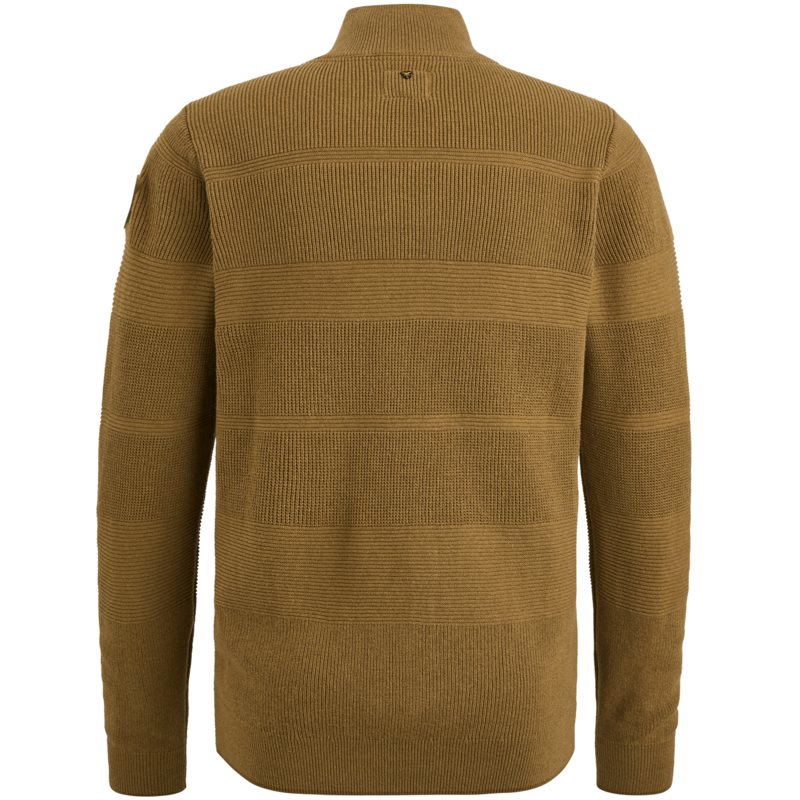 Vest met rits gebreid