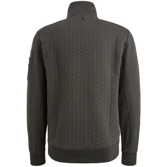 Sweat vest met structuur