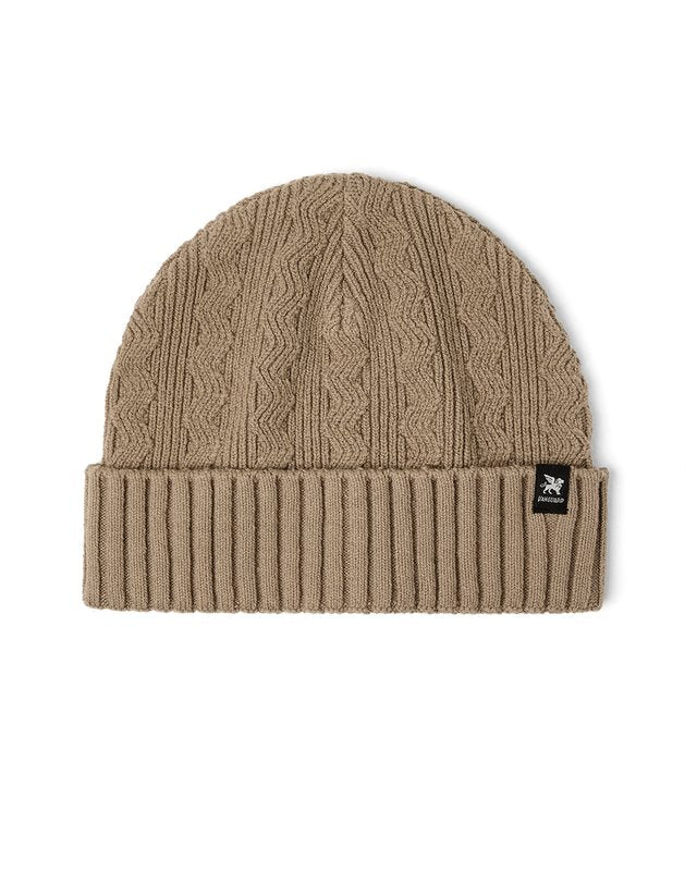 Beanie met allover patroon