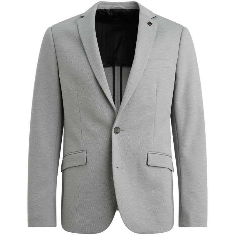 Blazer Scura Melange Pique