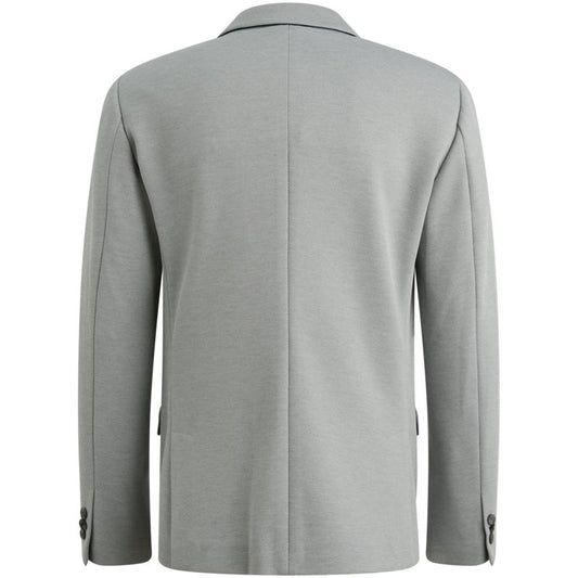 Blazer Scura Melange Pique