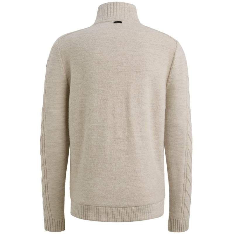 Button jacket boiled wool