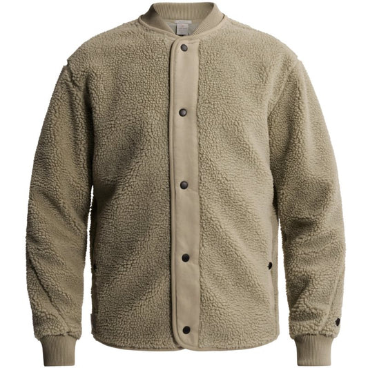 Sherpa vest met drukknopen