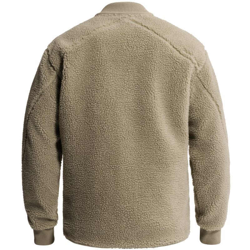 Sherpa vest met drukknopen