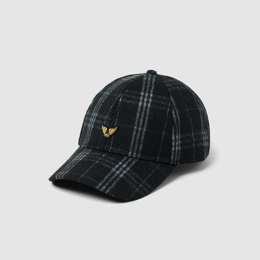 Cap Checked Wool blend