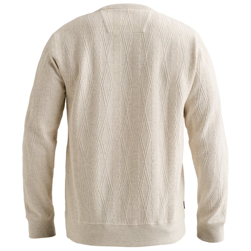 Crewneck jacquard sweat