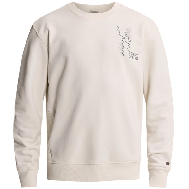 Relaxed fit trui met backprint