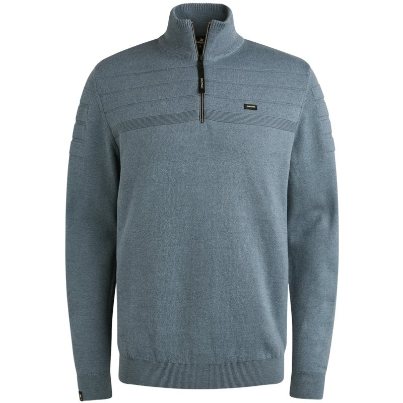 Half zip collar cotton bonded