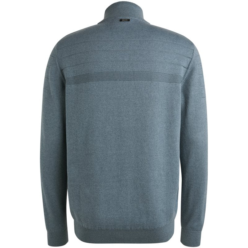 Half zip collar cotton bonded