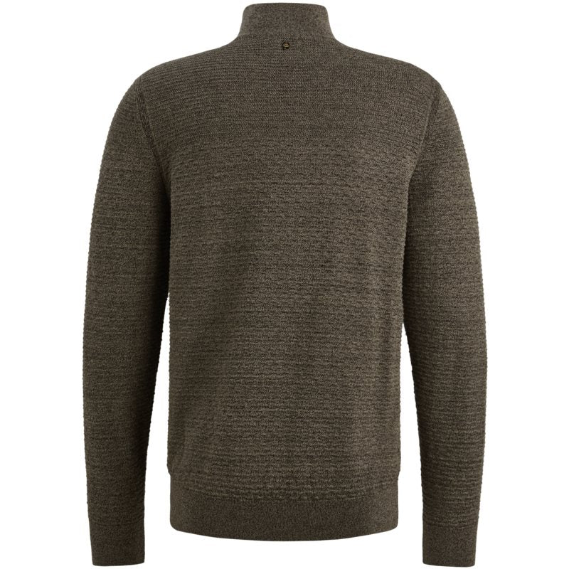 Trui met halve rits.