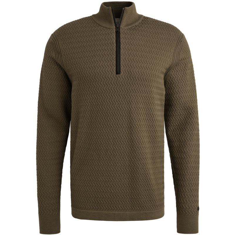 Half zip collar ecovero
