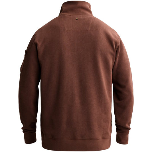 Sweater met halve rits