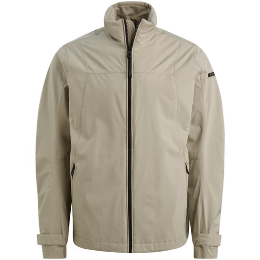 Softshell jas met hoge kraag