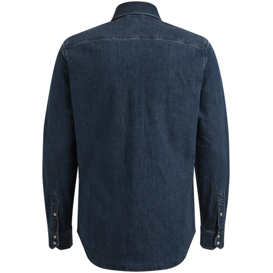 Denim shirt drukknopen
