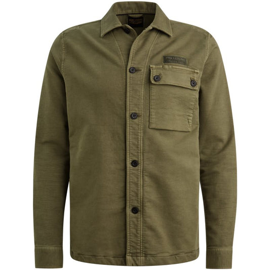 Overshirt met garment-dye