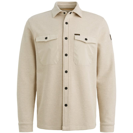 Overshirt met wafelpatroon