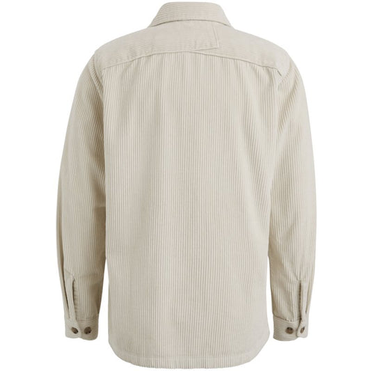 Overshirt van ribstof