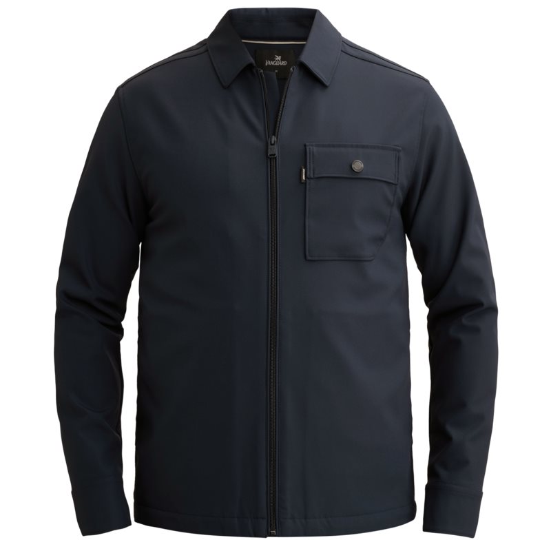 Overshirt met stretch