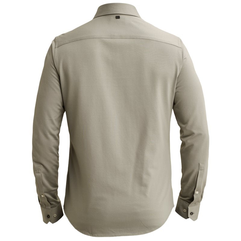 Overhemd van oxford jersey