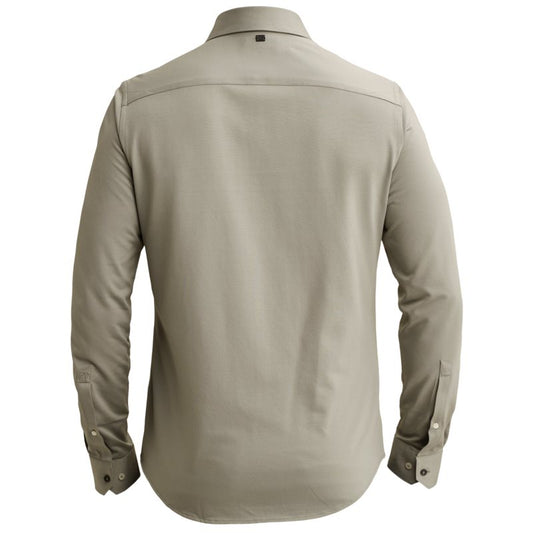 Overhemd van oxford jersey