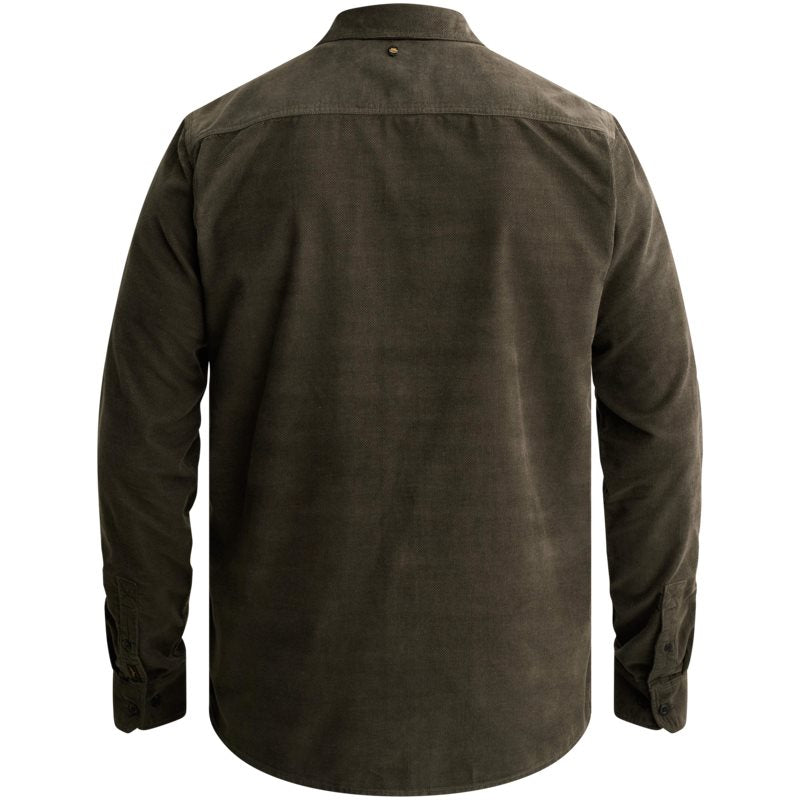 Overhemd van fijne corduroy