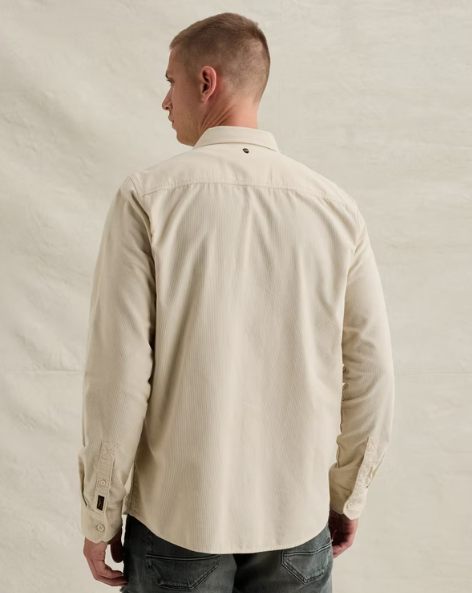 Overhemd in fijne corduroy