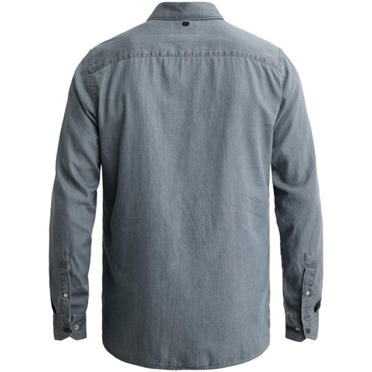 Overhemd indigo twill