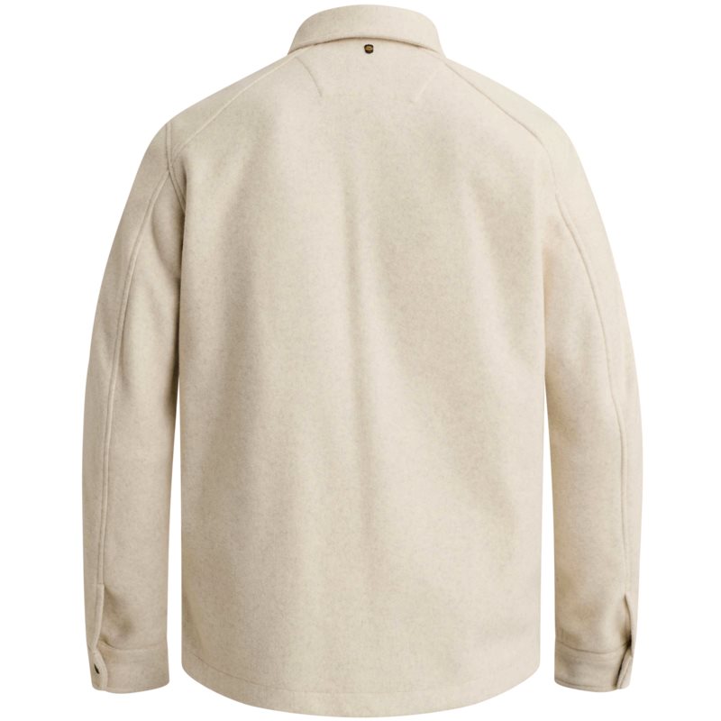 Overshirt met wol look
