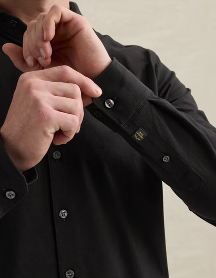 Overhemd van katoen jersey